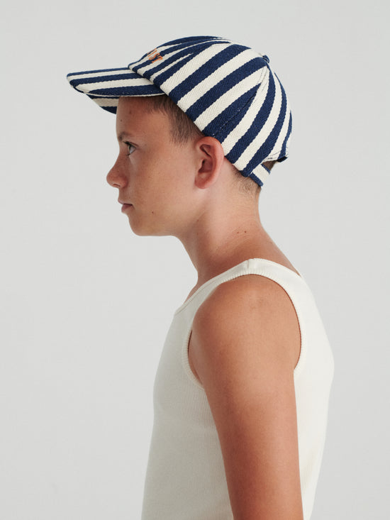 Cap nº01 Navy Blue Stripes