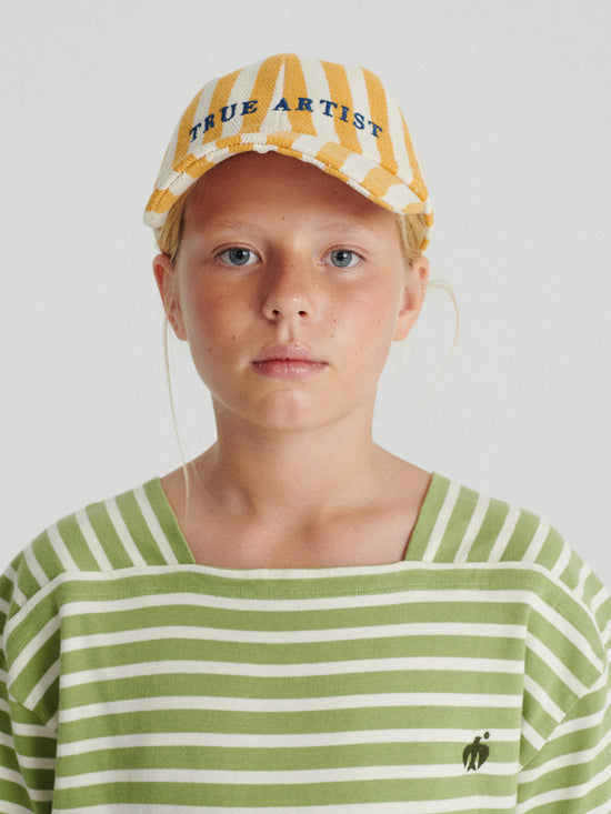 Cap nº01 Naples Yellow Stripes