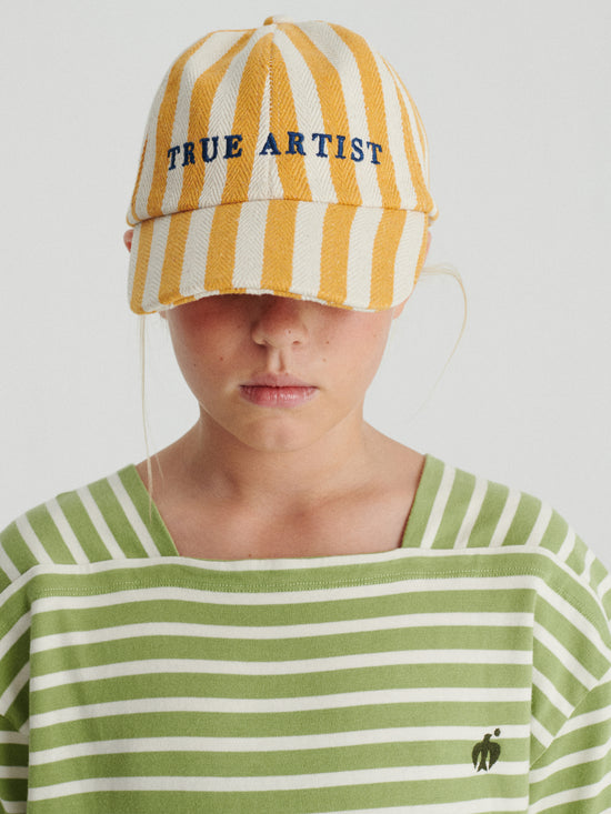 Cap nº01 Naples Yellow Stripes