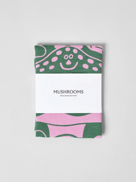 Mushrooms Tea Towel