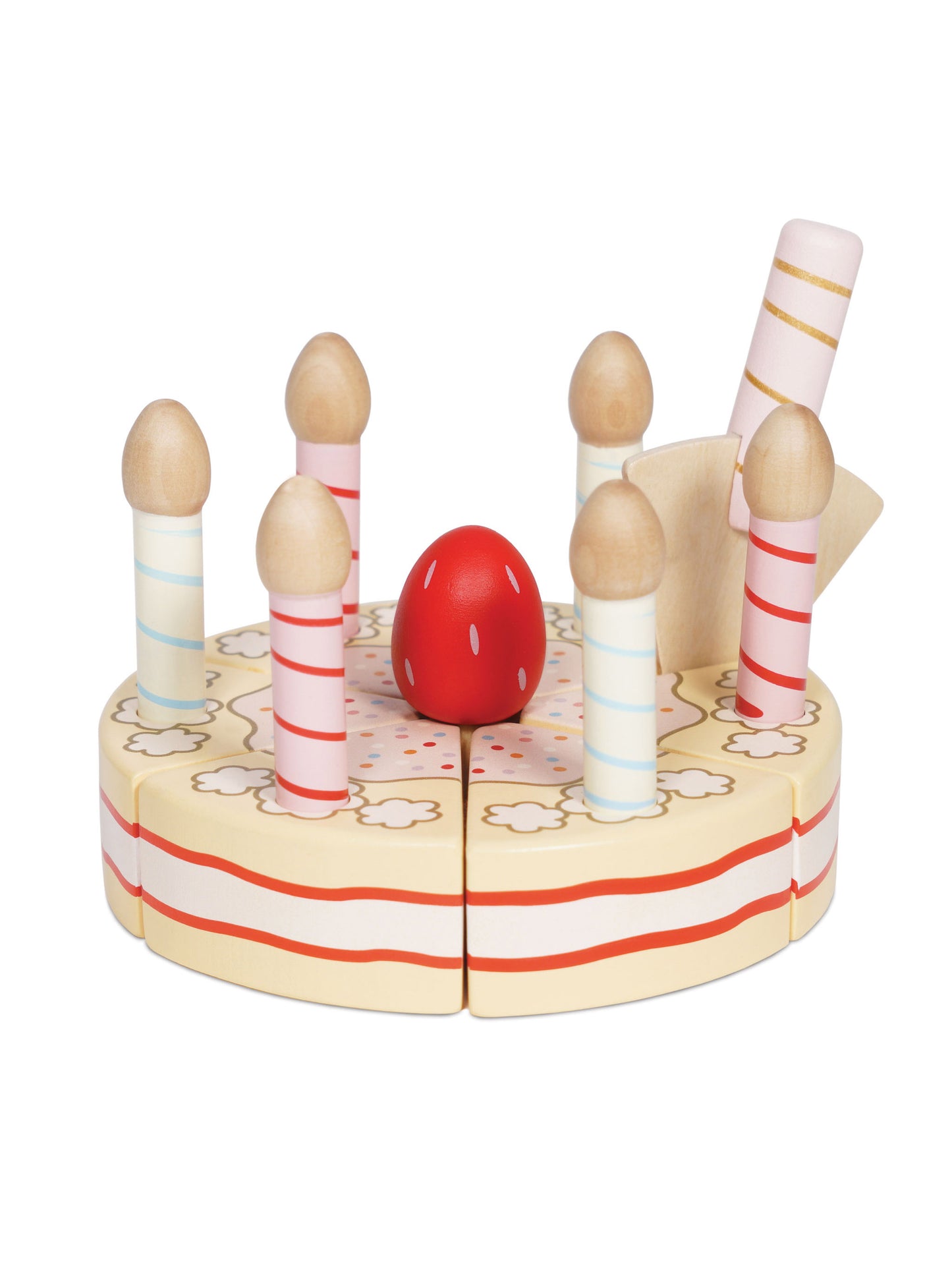 Sliceable Birthday Cake & Candles