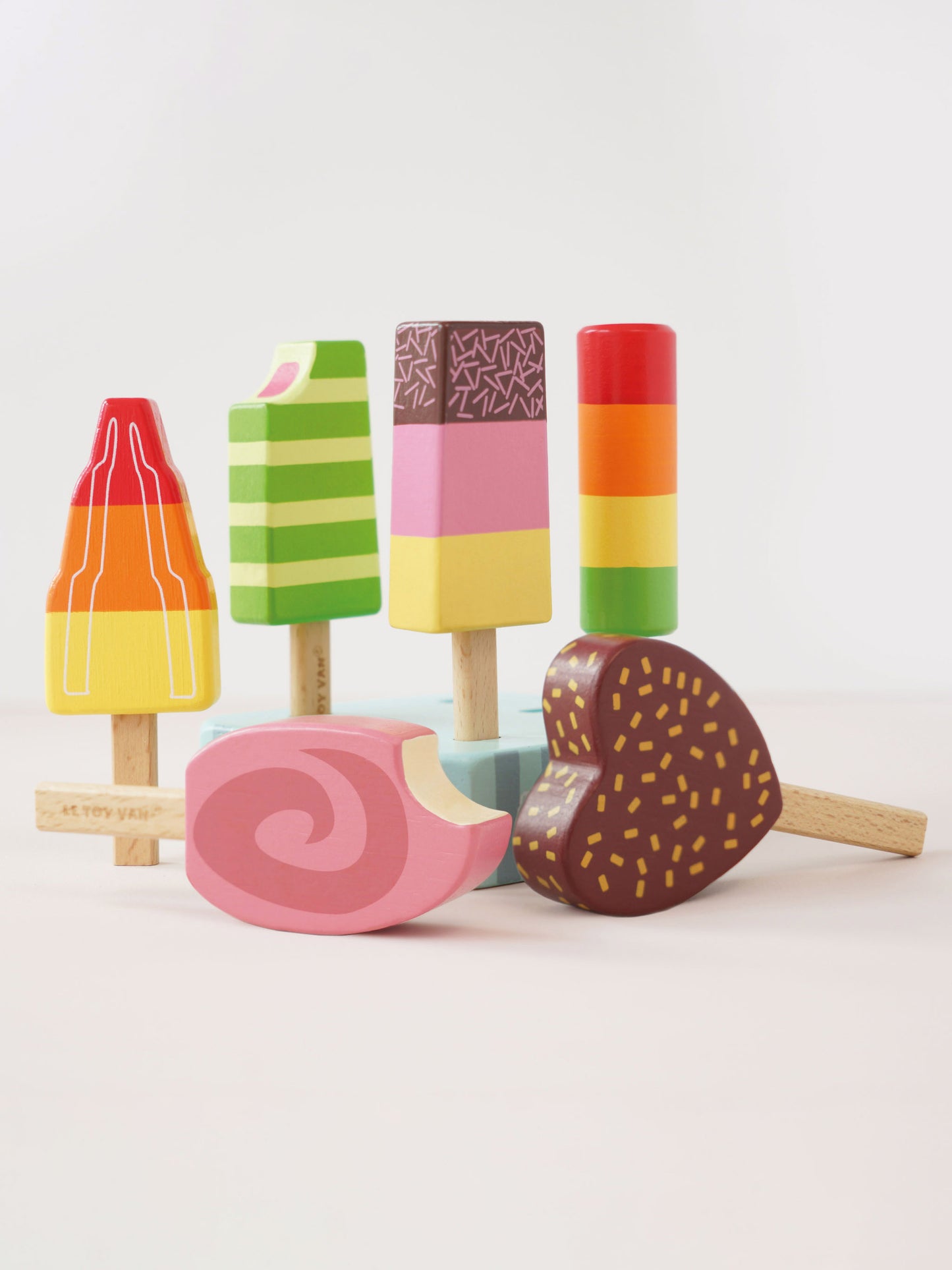 Wooden Ice Lollies Popsicles