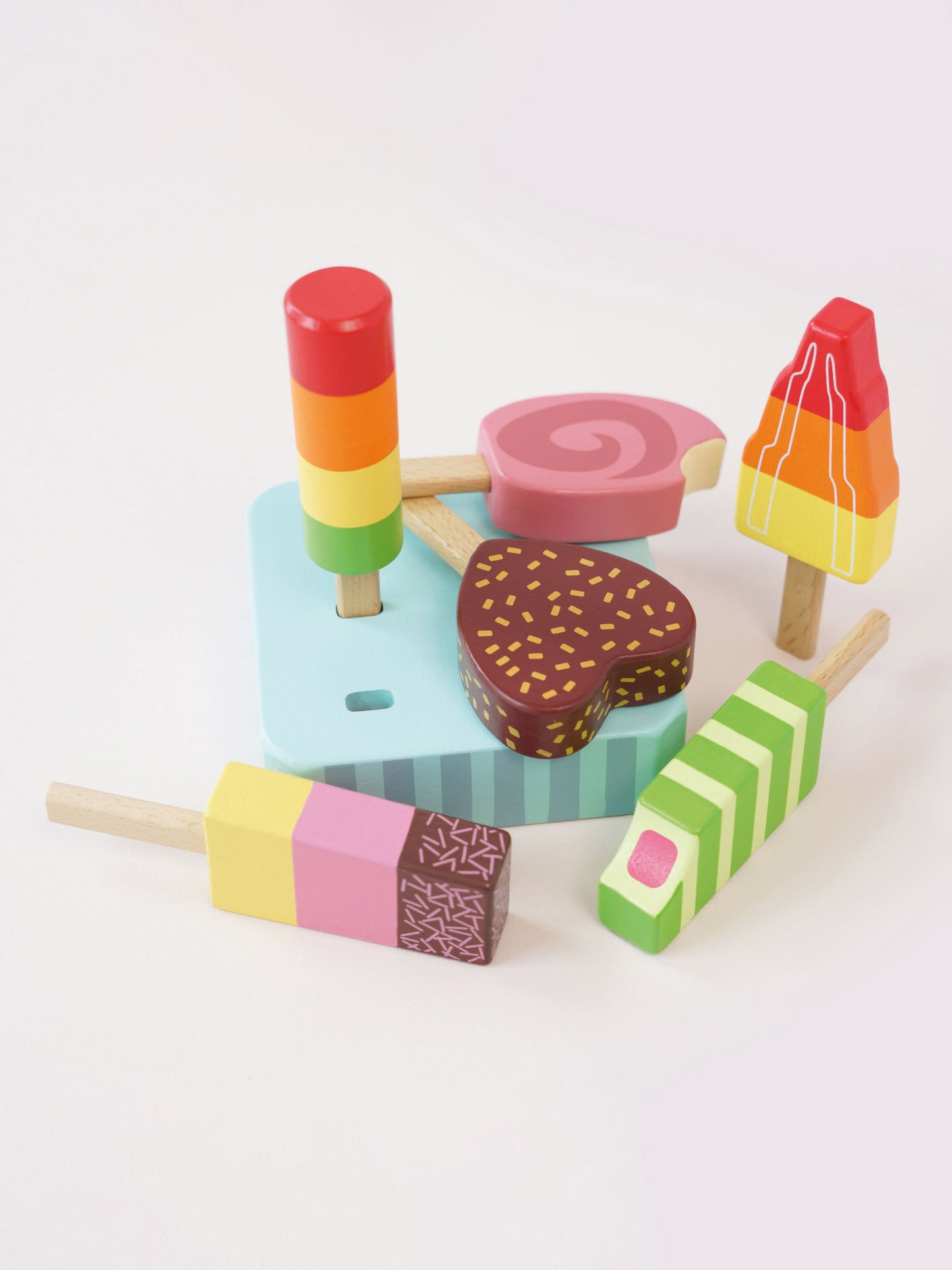 Wooden Ice Lollies Popsicles