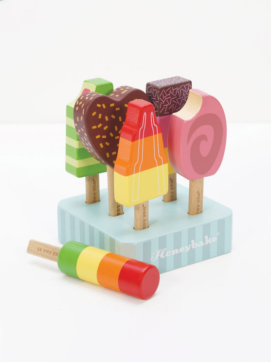 Wooden Ice Lollies Popsicles