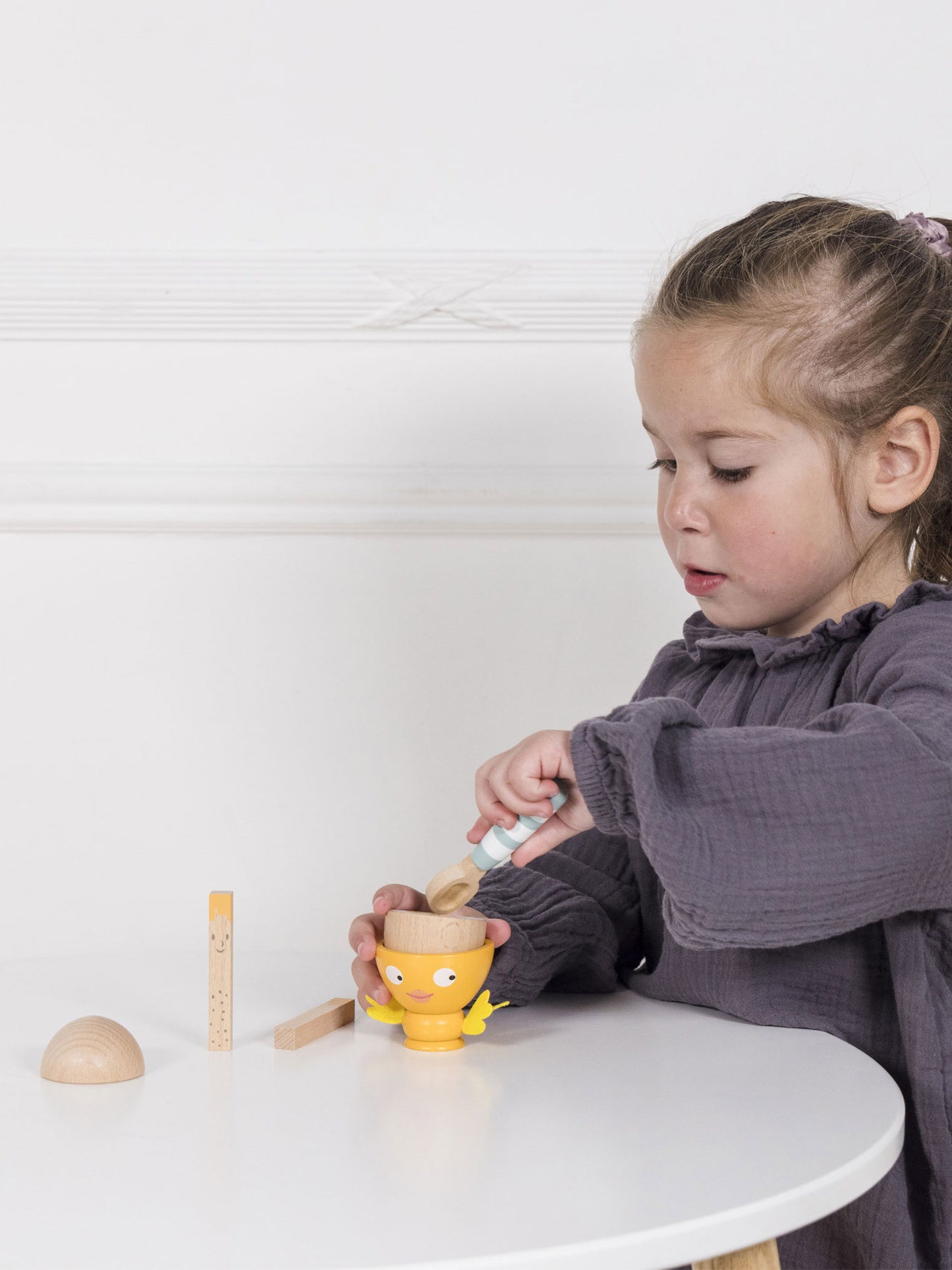 Wooden Egg Cup & Soldiers