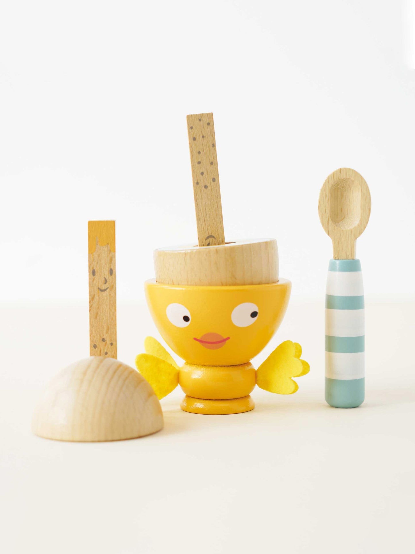 Wooden Egg Cup & Soldiers