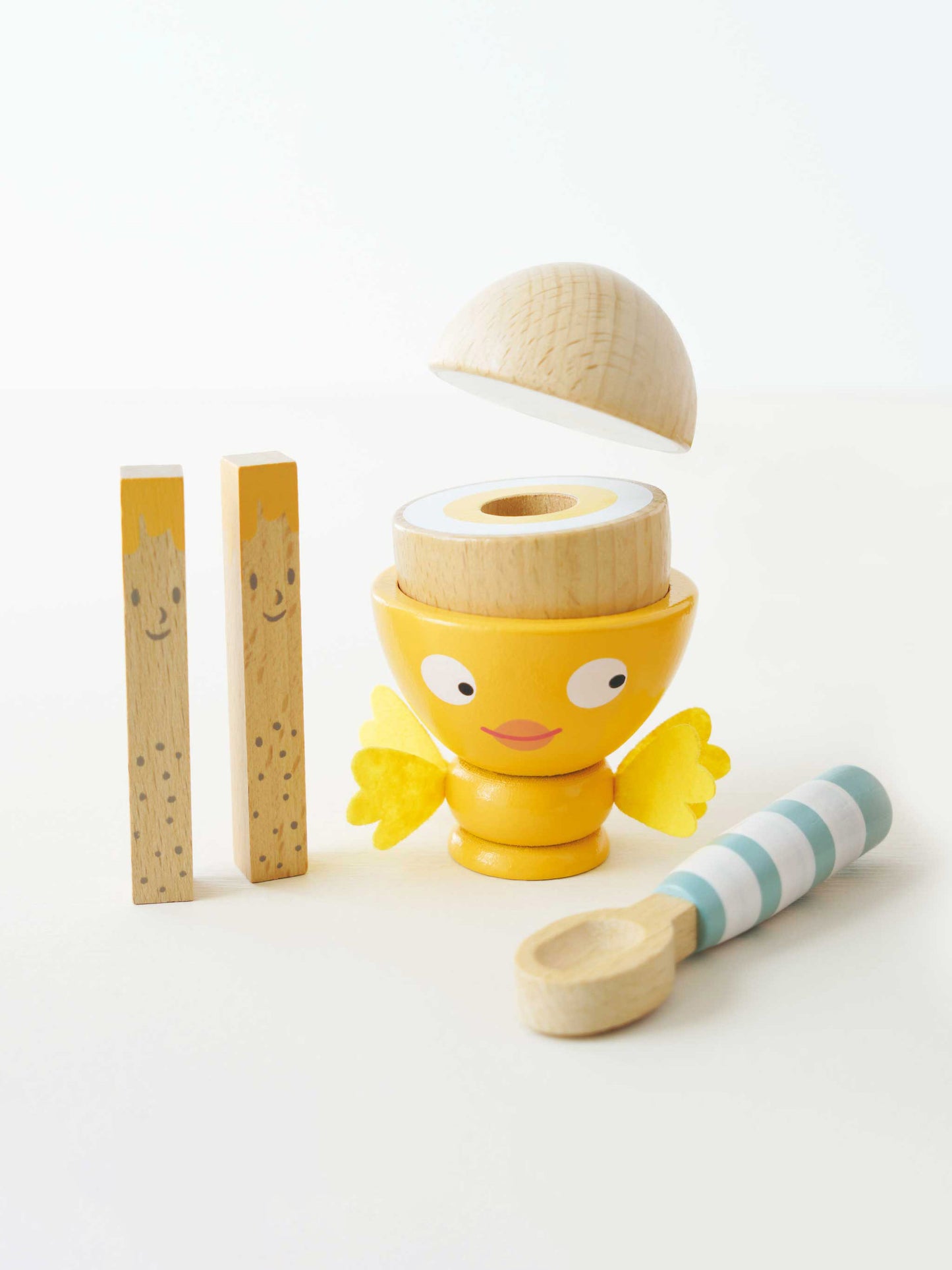 Wooden Egg Cup & Soldiers