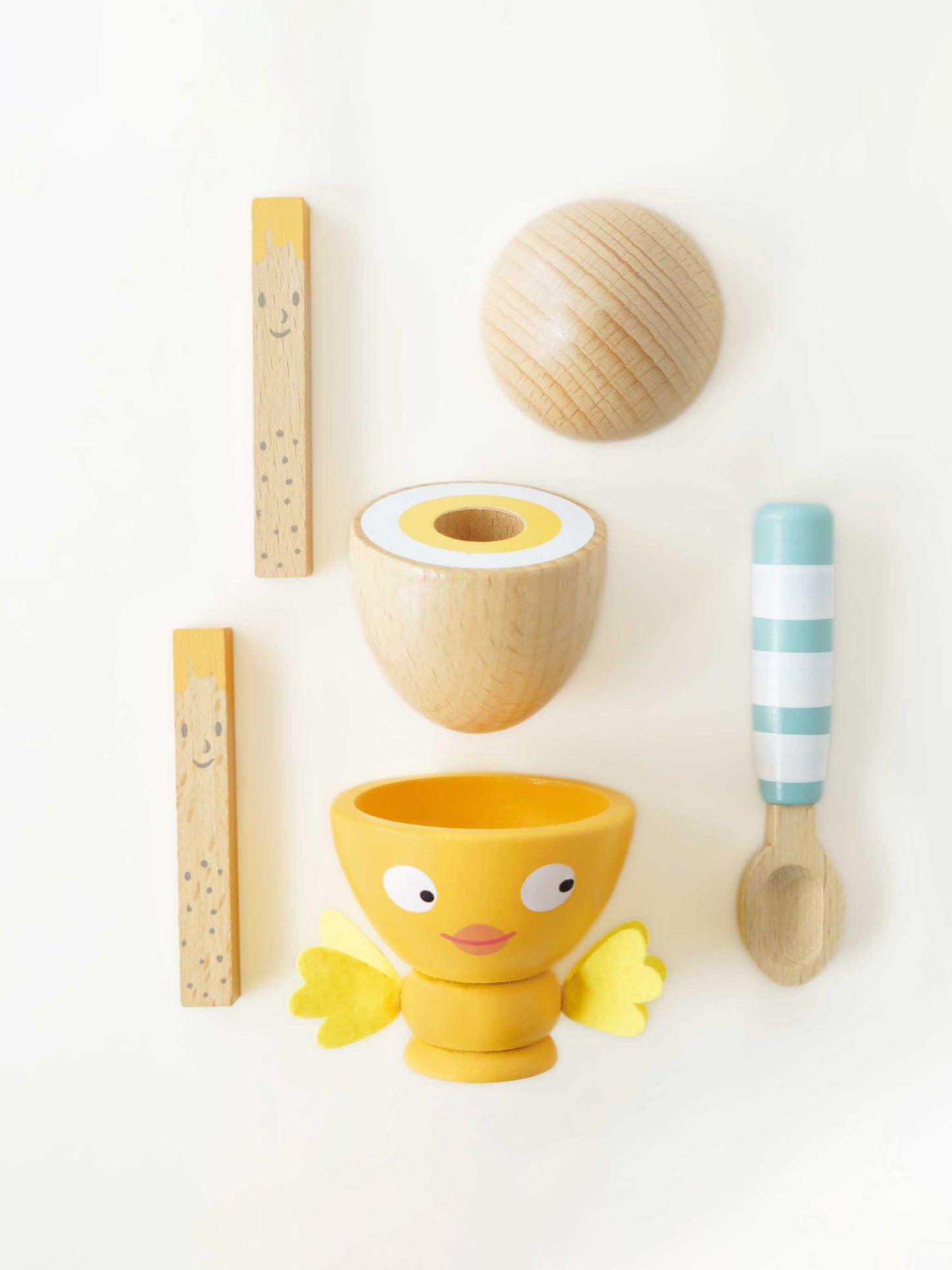 Wooden Egg Cup & Soldiers