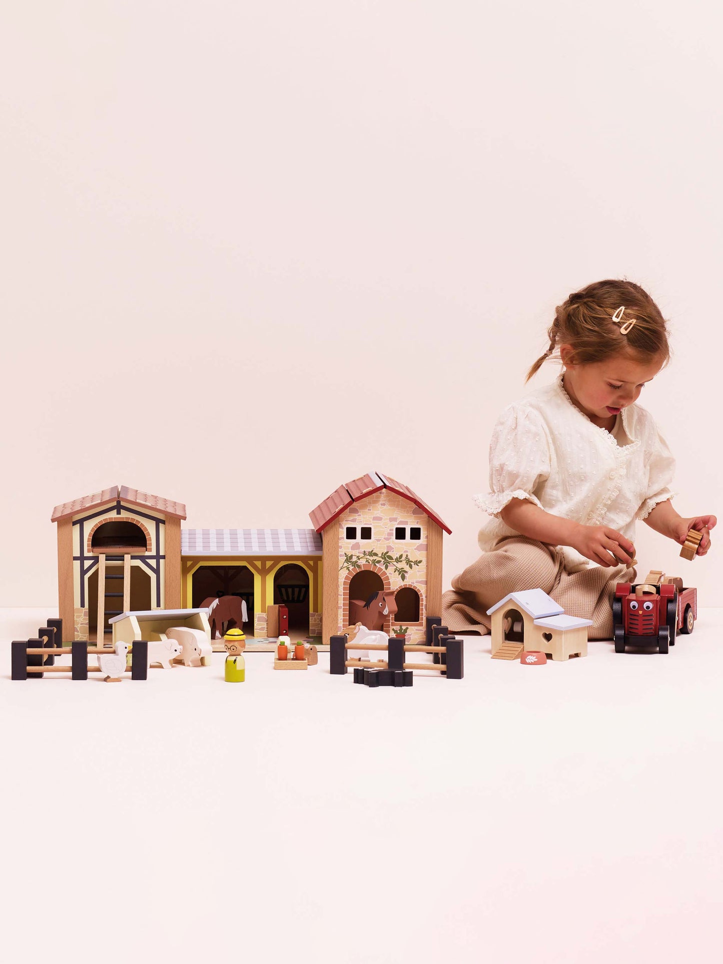 Wooden Farmyard Stables