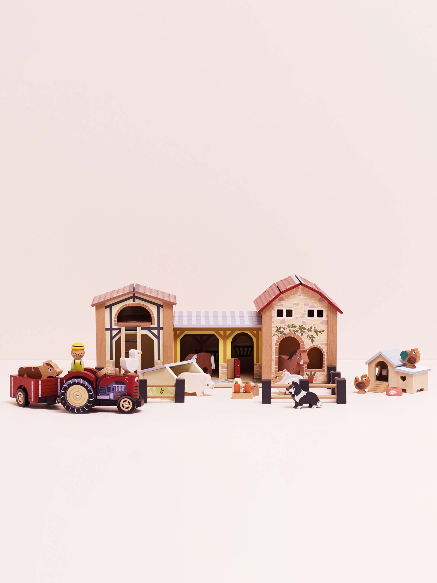 Wooden Farmyard Stables