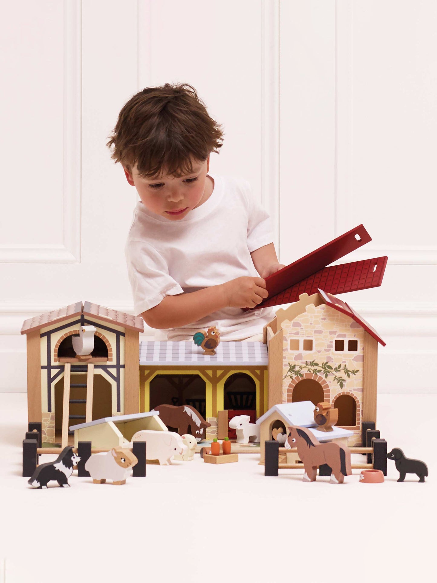 Wooden Farmyard Stables