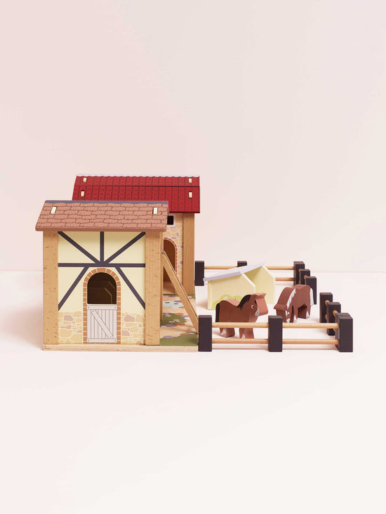 Wooden Farmyard Stables