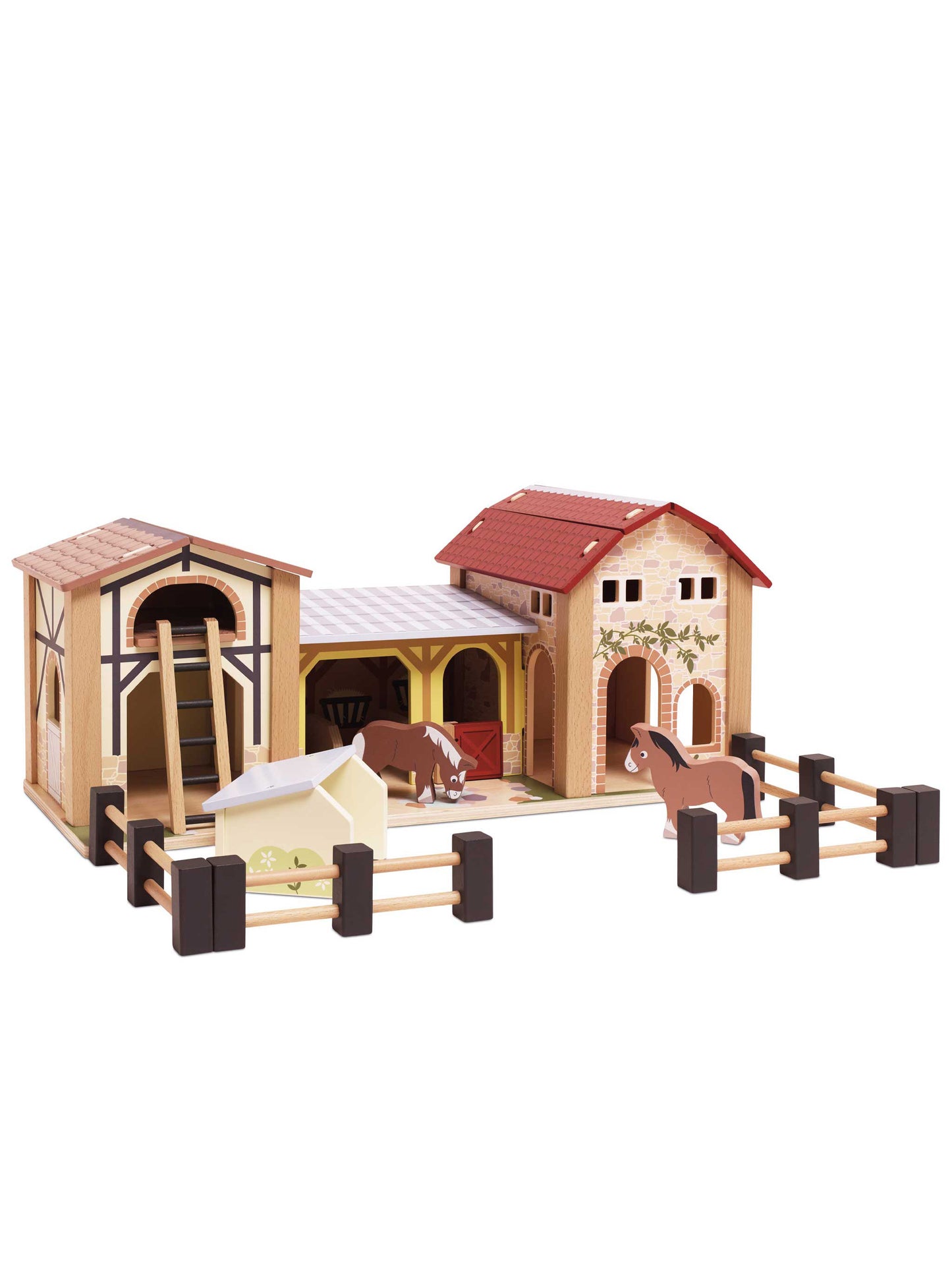 Wooden Farmyard Stables