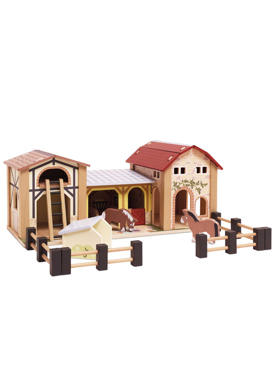 Wooden Farmyard Stables