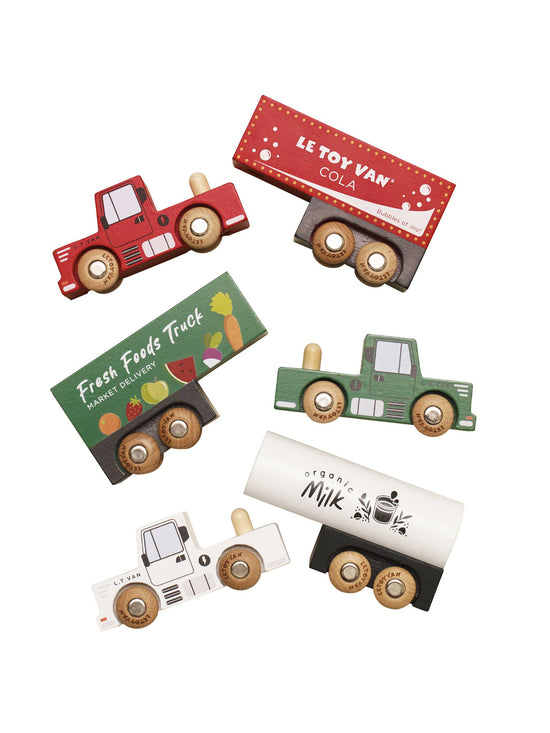 Wooden Trailer Truck Set