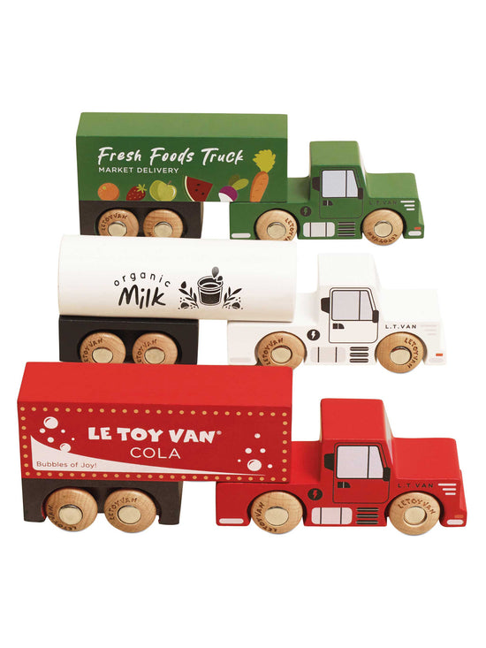 Wooden Trailer Truck Set