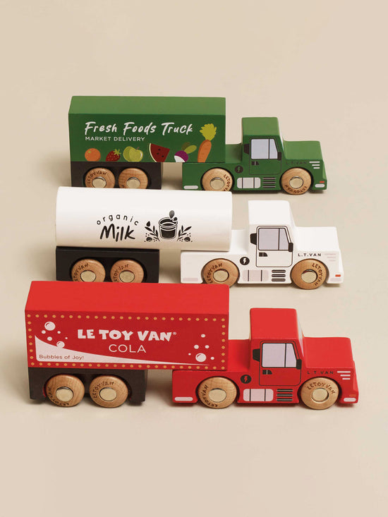 Wooden Trailer Truck Set