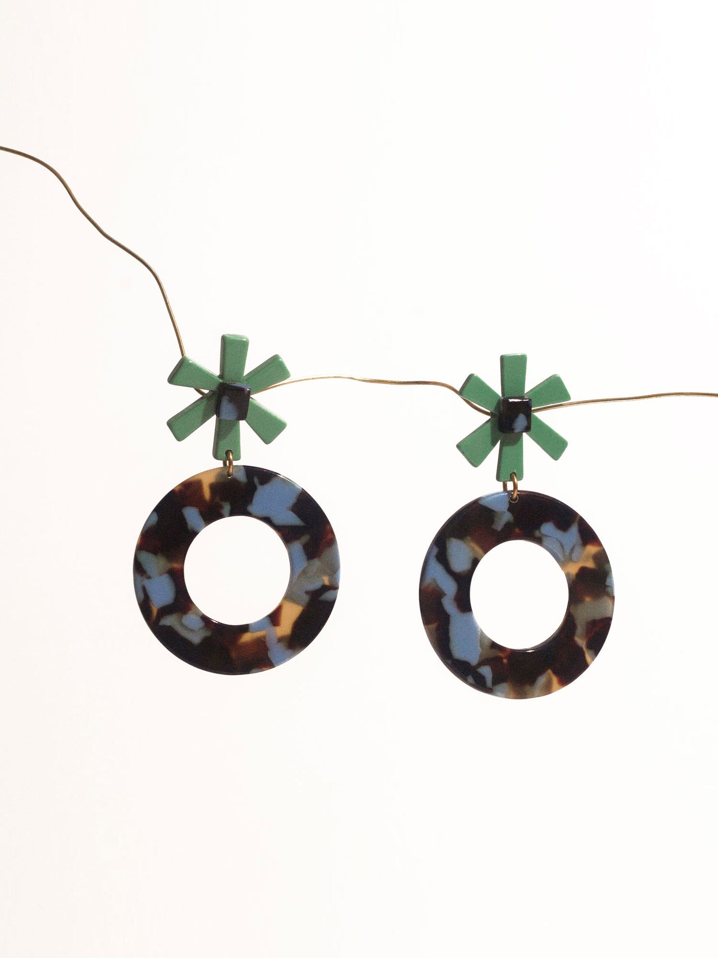 Terrazo Note Earrings