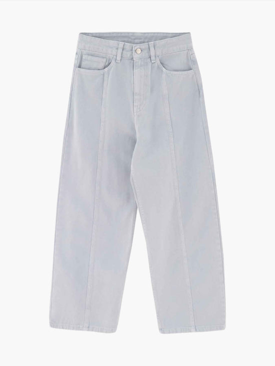 Sky Grey Berta Cutlines Trousers