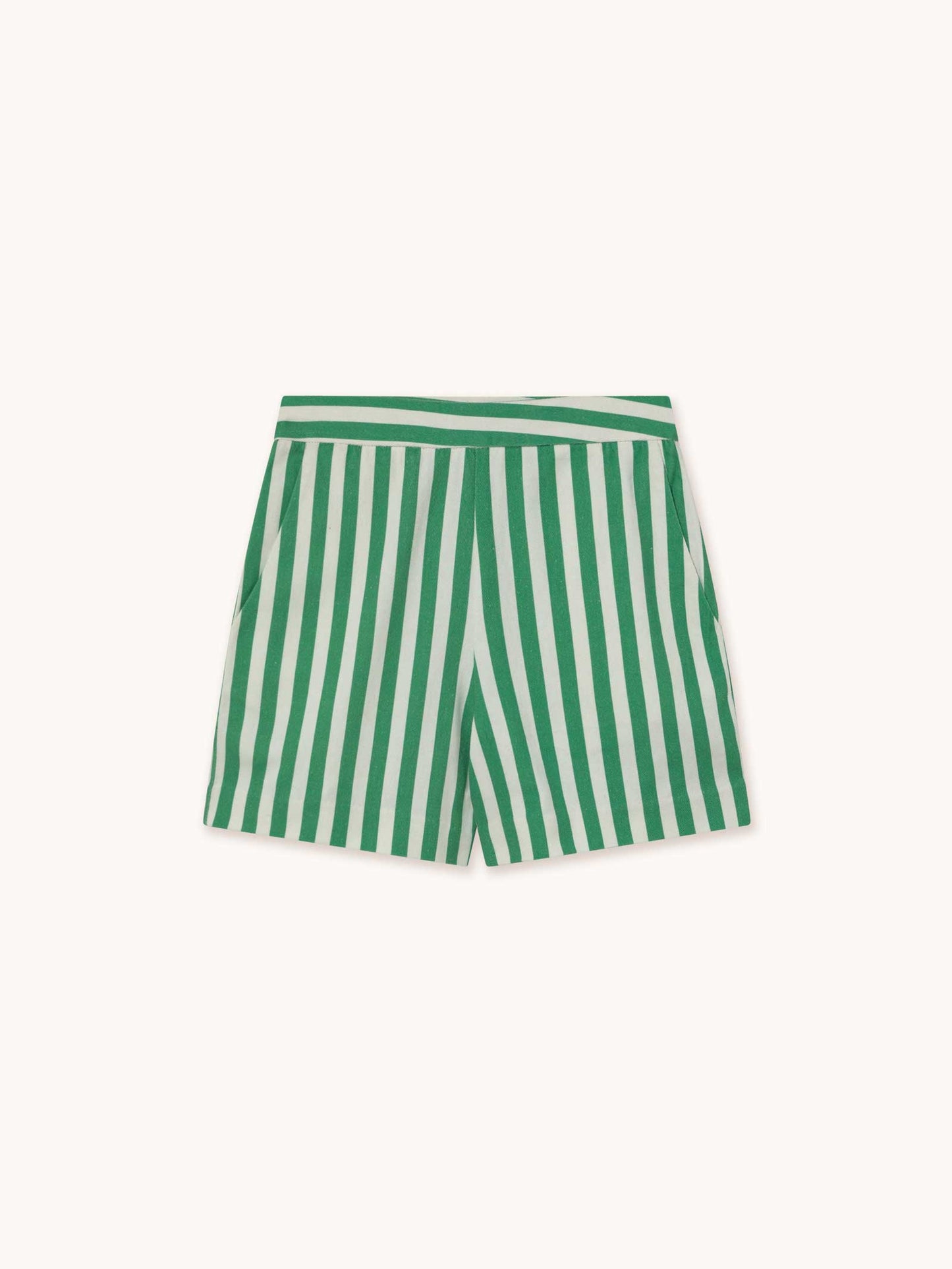 Emerald Striped Shorts