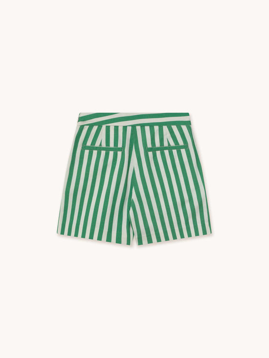 Emerald Striped Shorts