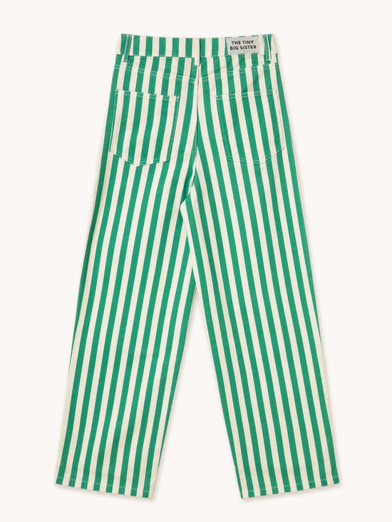 Emerald Striped Berta Jeans