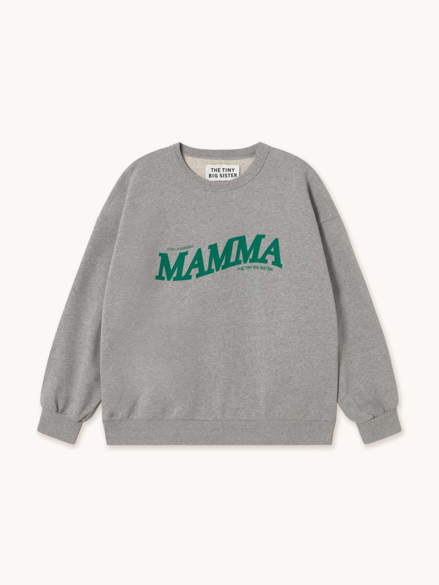 “Viva La Mamma” Melange Sweatshirt