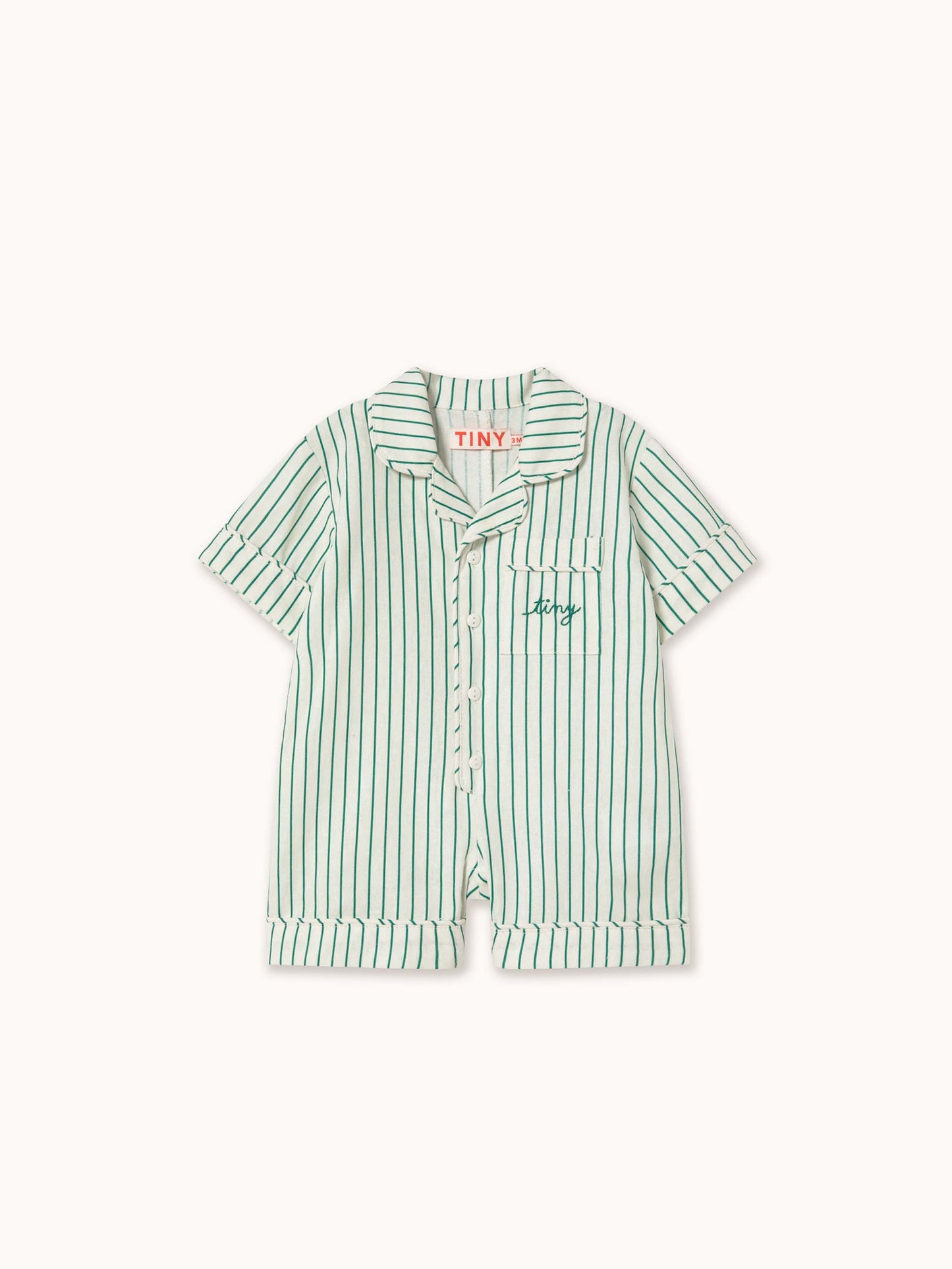 Emerald Stripes Baby One-Piece