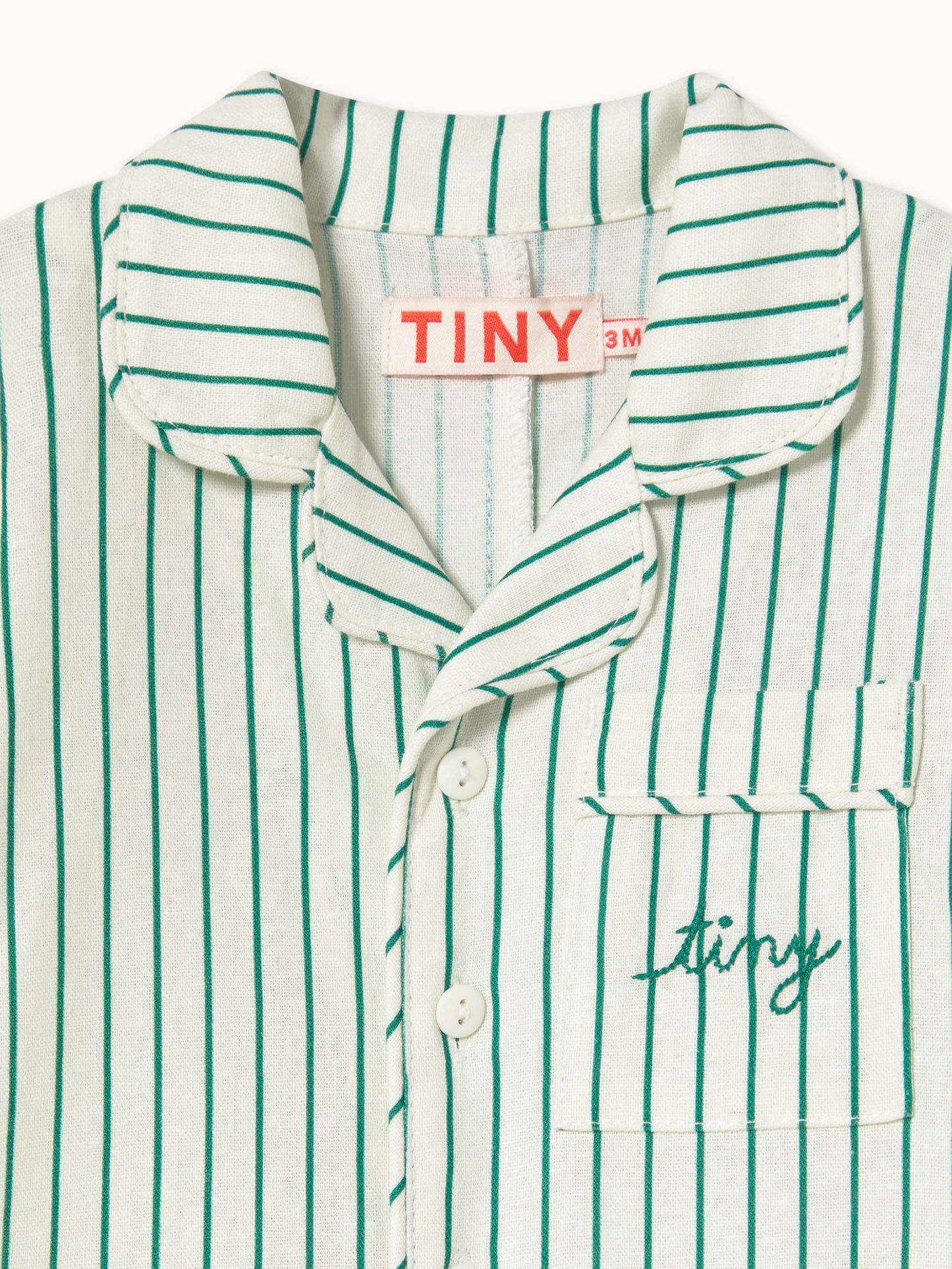 Emerald Stripes Baby One-Piece