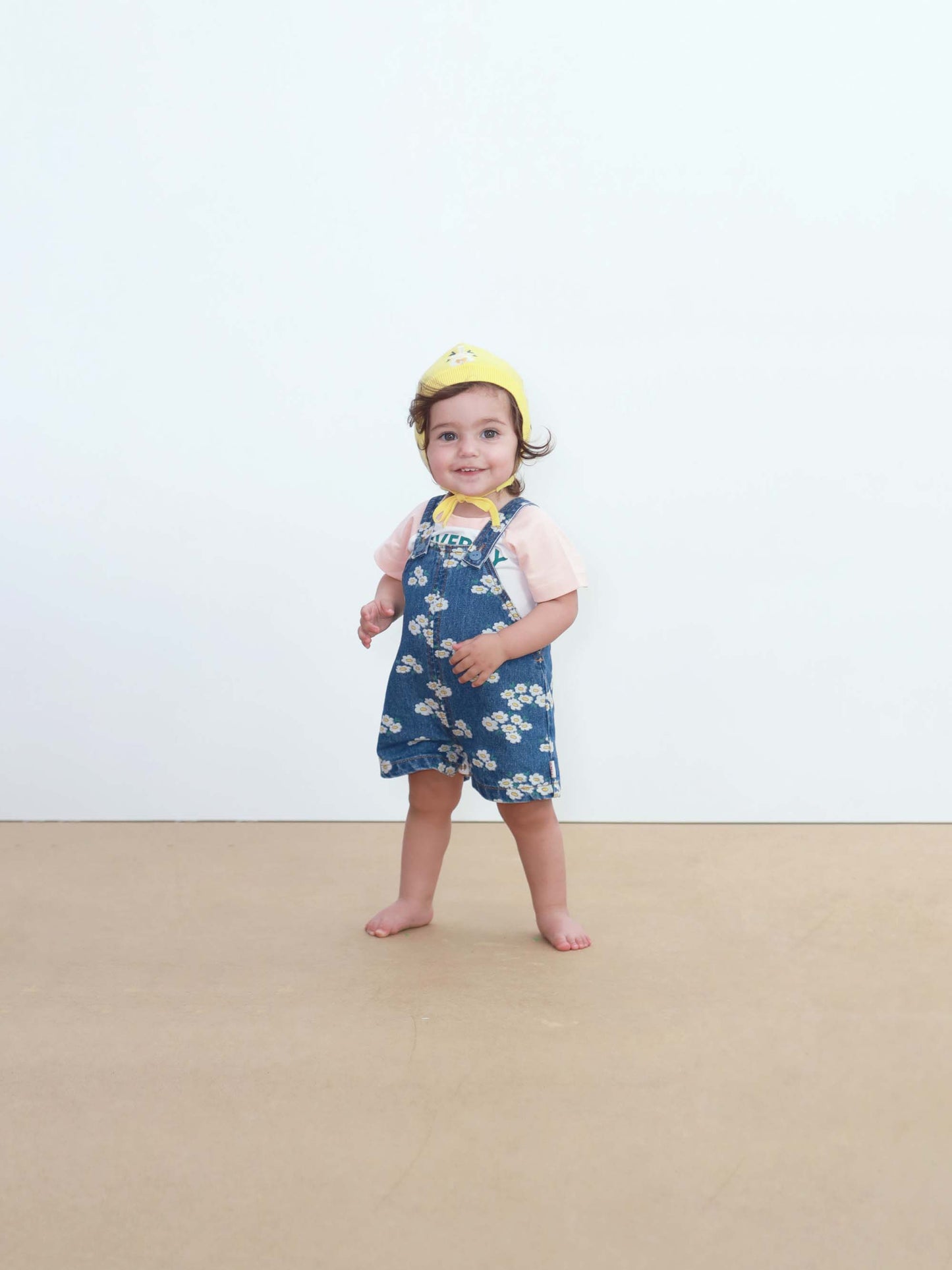 Blossoms Denim Short Dungaree