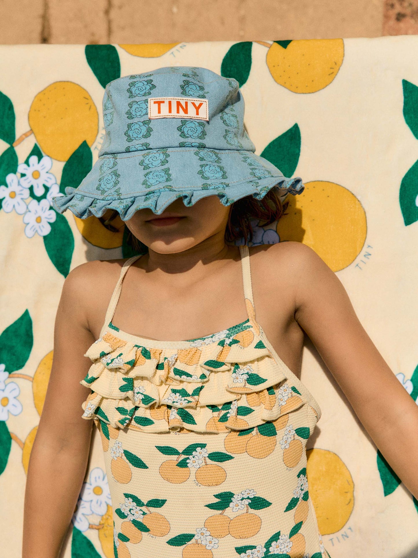 Blue Flowers Bucket Hat