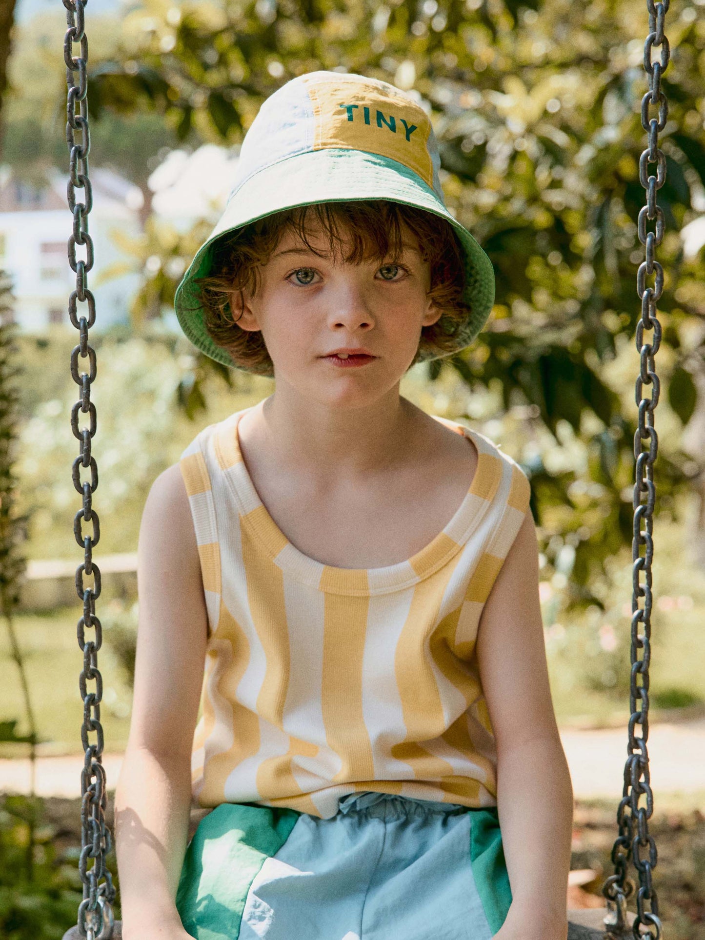 Colour Block Bucket Hat