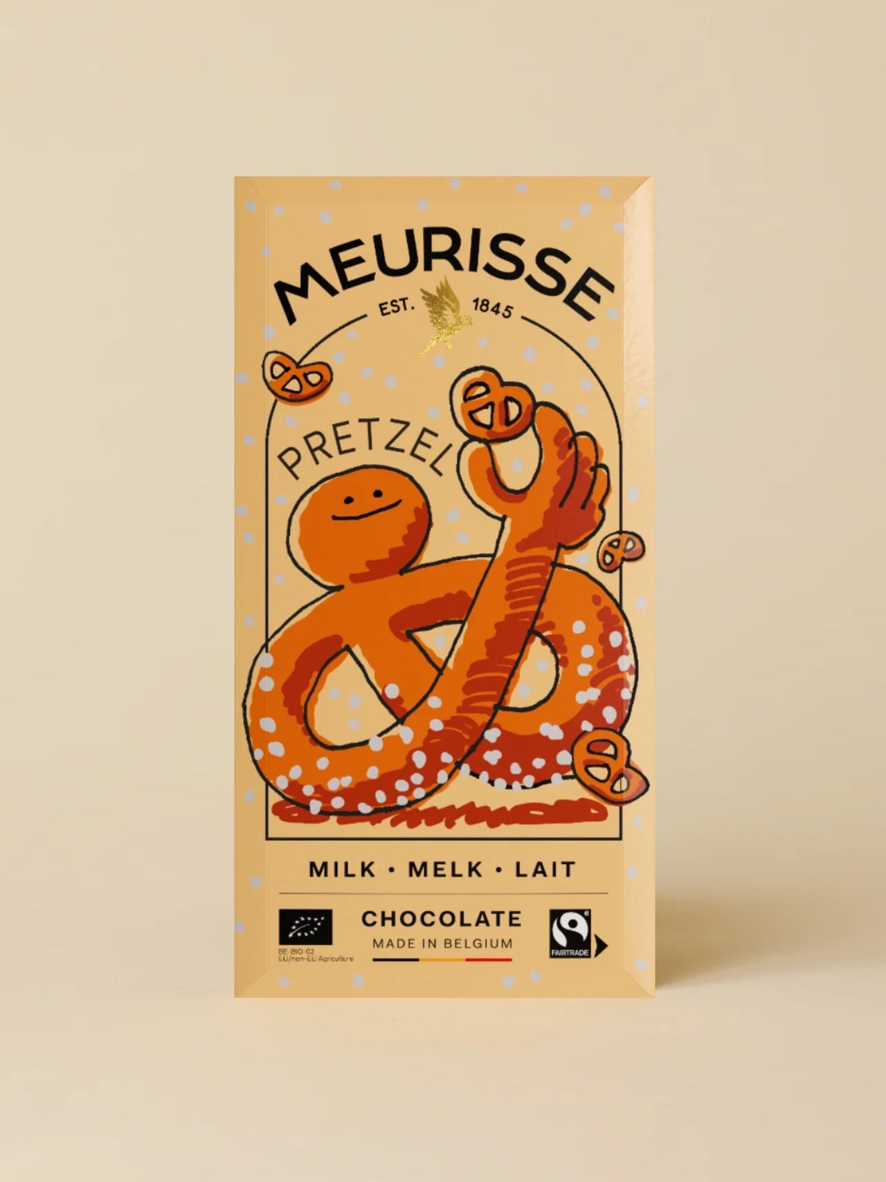 Milk Chocolate with Pretzels