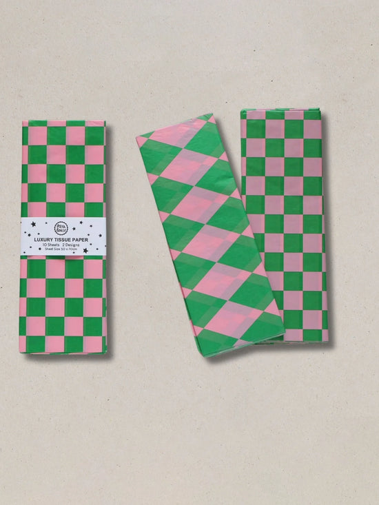 Green & Pink Luxury Tissue Paper