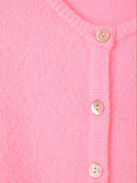 China Rose Soft Vitow Cardigan