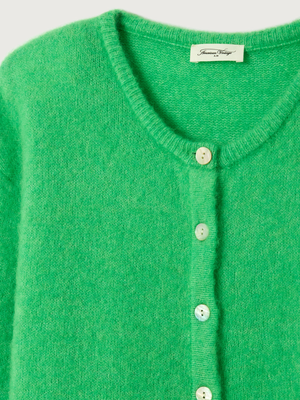 Spring Green Soft Vitow Cardigan
