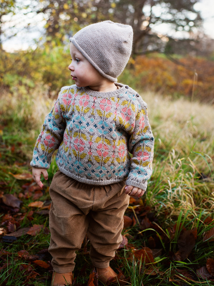 Alpaca Pattern Baby Sweater