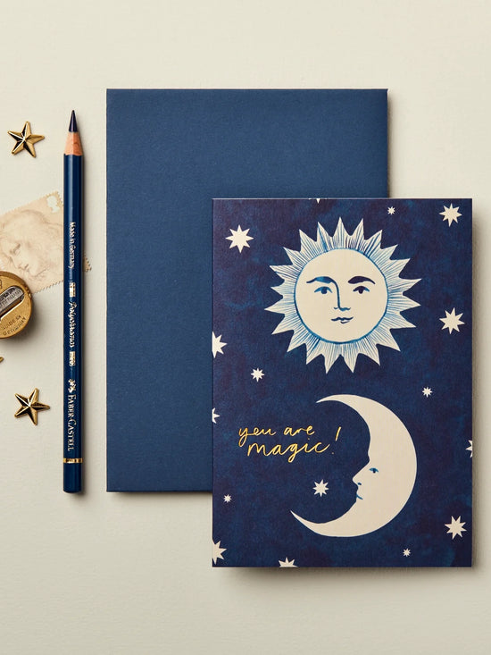 Moon & Sun 'You Are Magic' Card