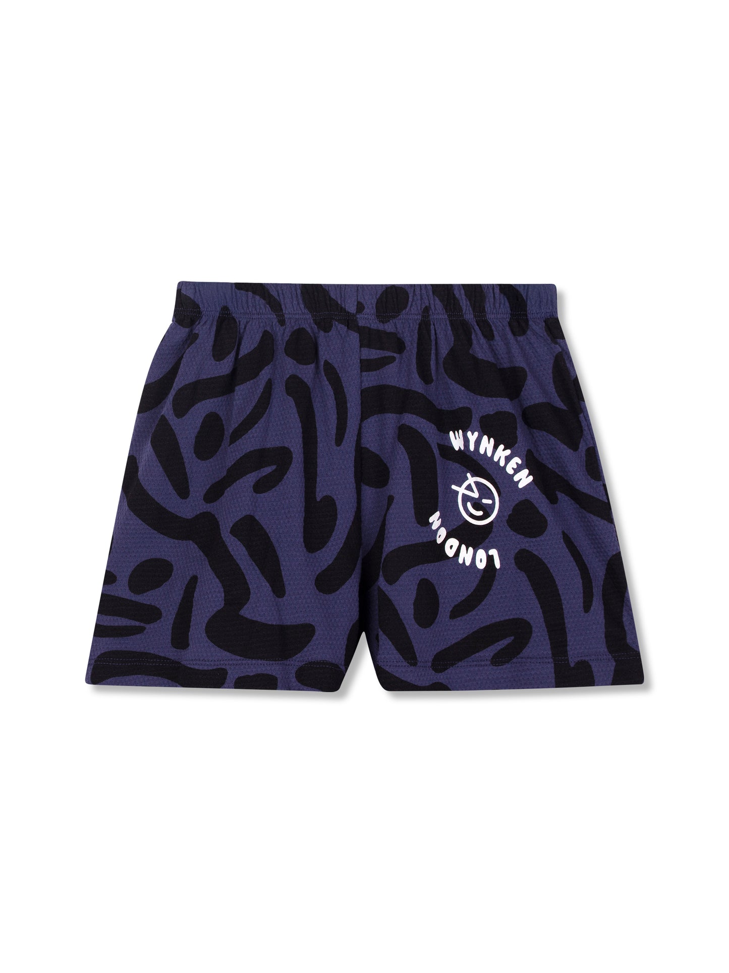 Navy Dashes Airy Shorts