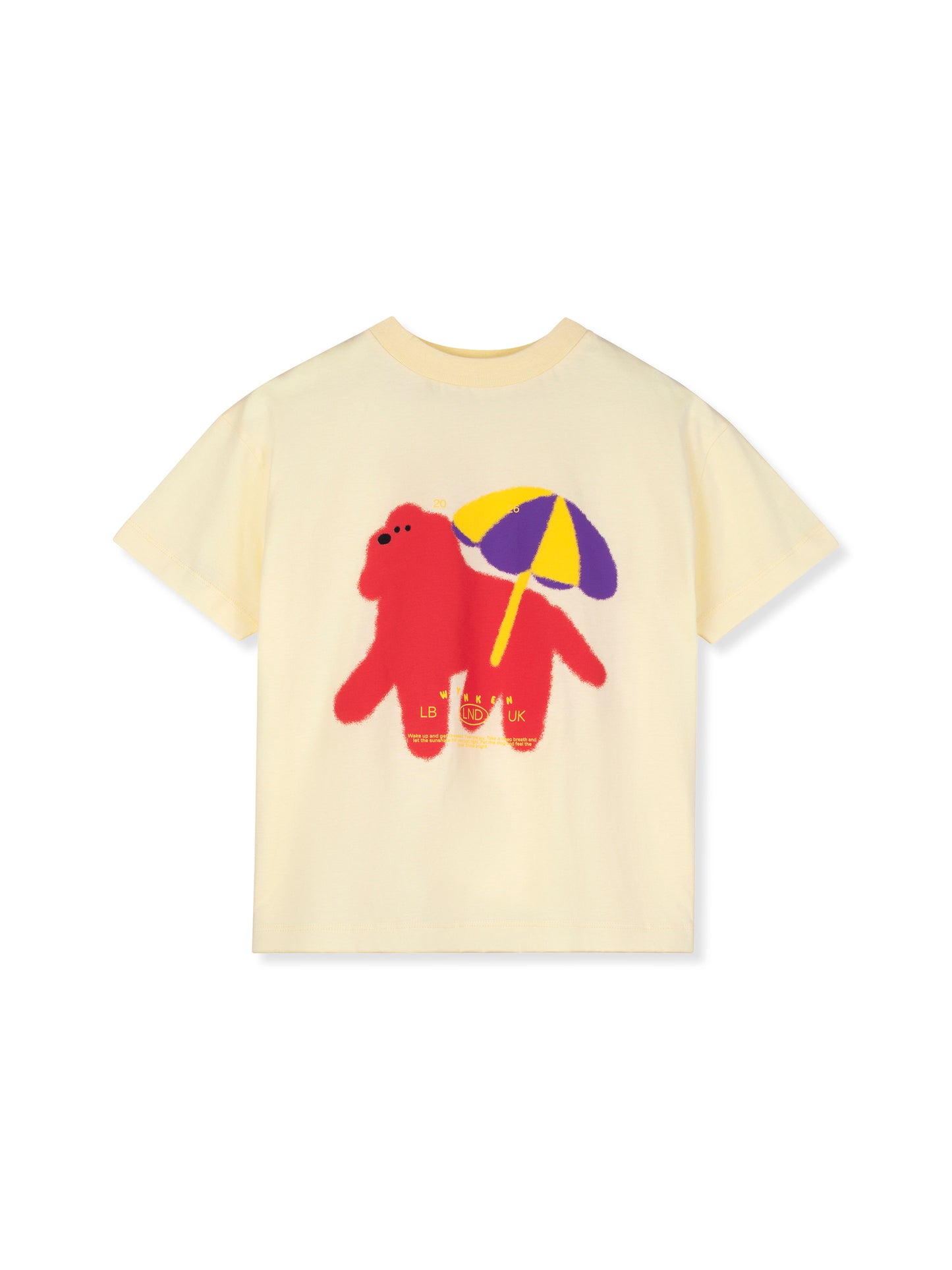 Lemon Yellow Dog Bon Bon Tee