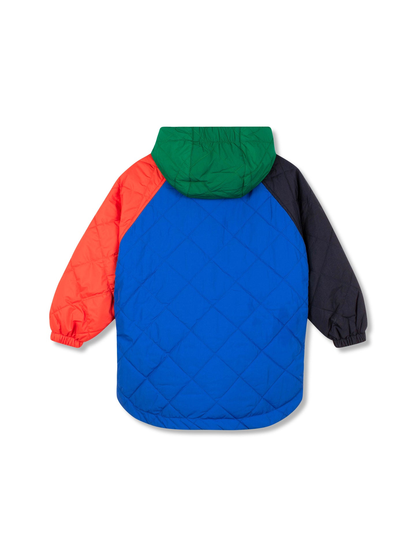 Blue, Red & Navy Padded Bon Bon Jacket