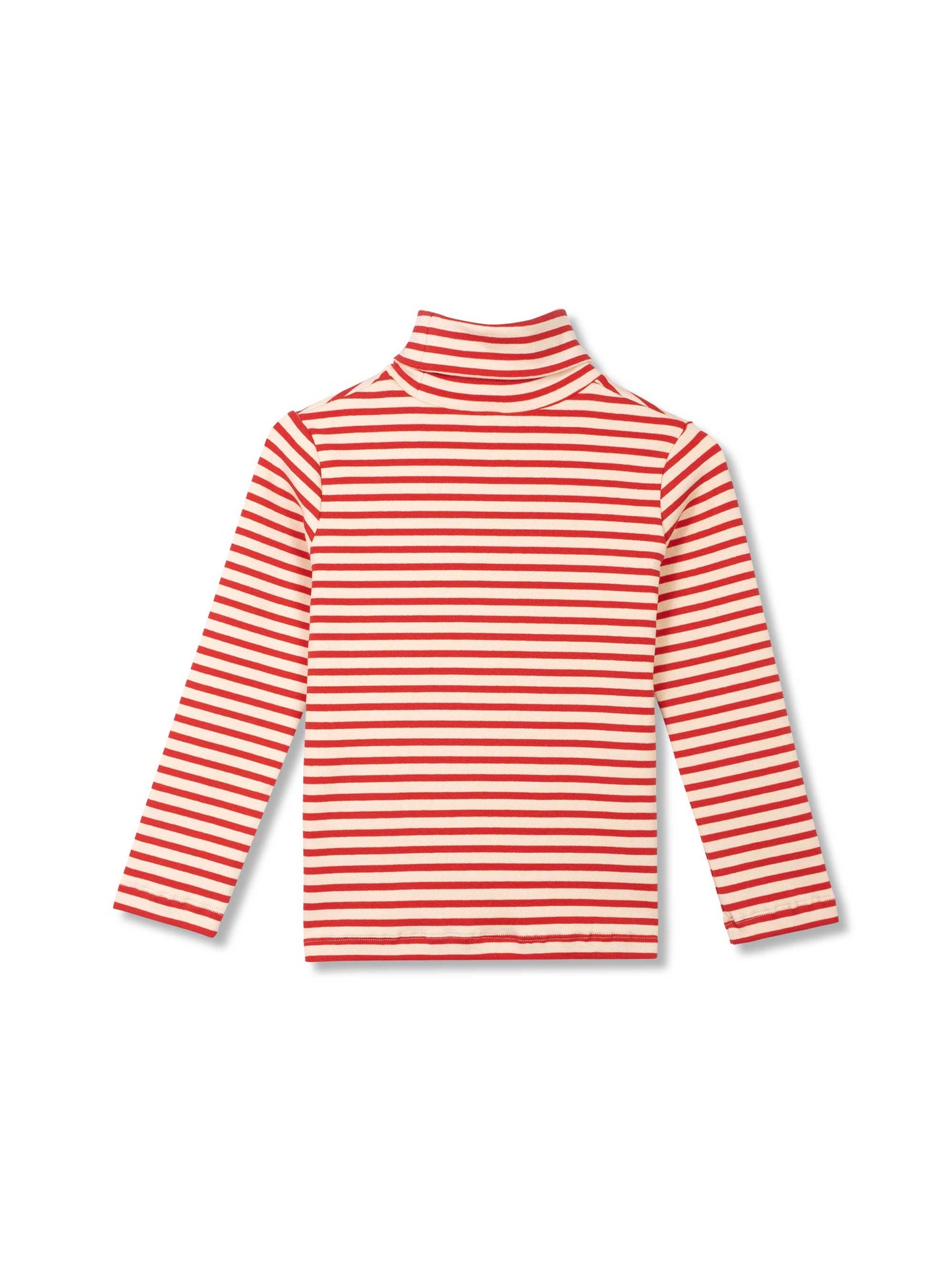 Red Stripe Soft Roll Neck