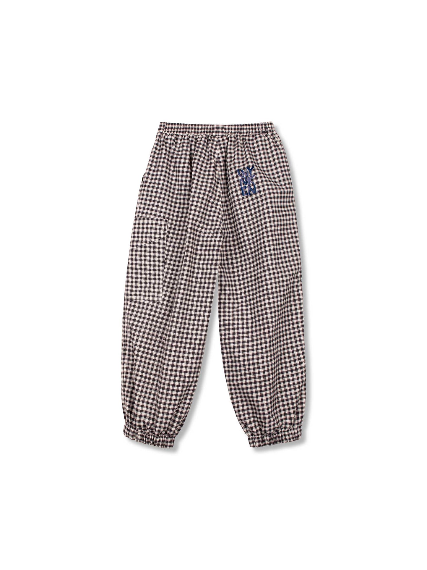 Black Gingham Rodeo Shell Pant