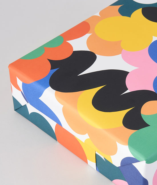 Load image into Gallery viewer, Abstract Flowers Wrapping Paper
