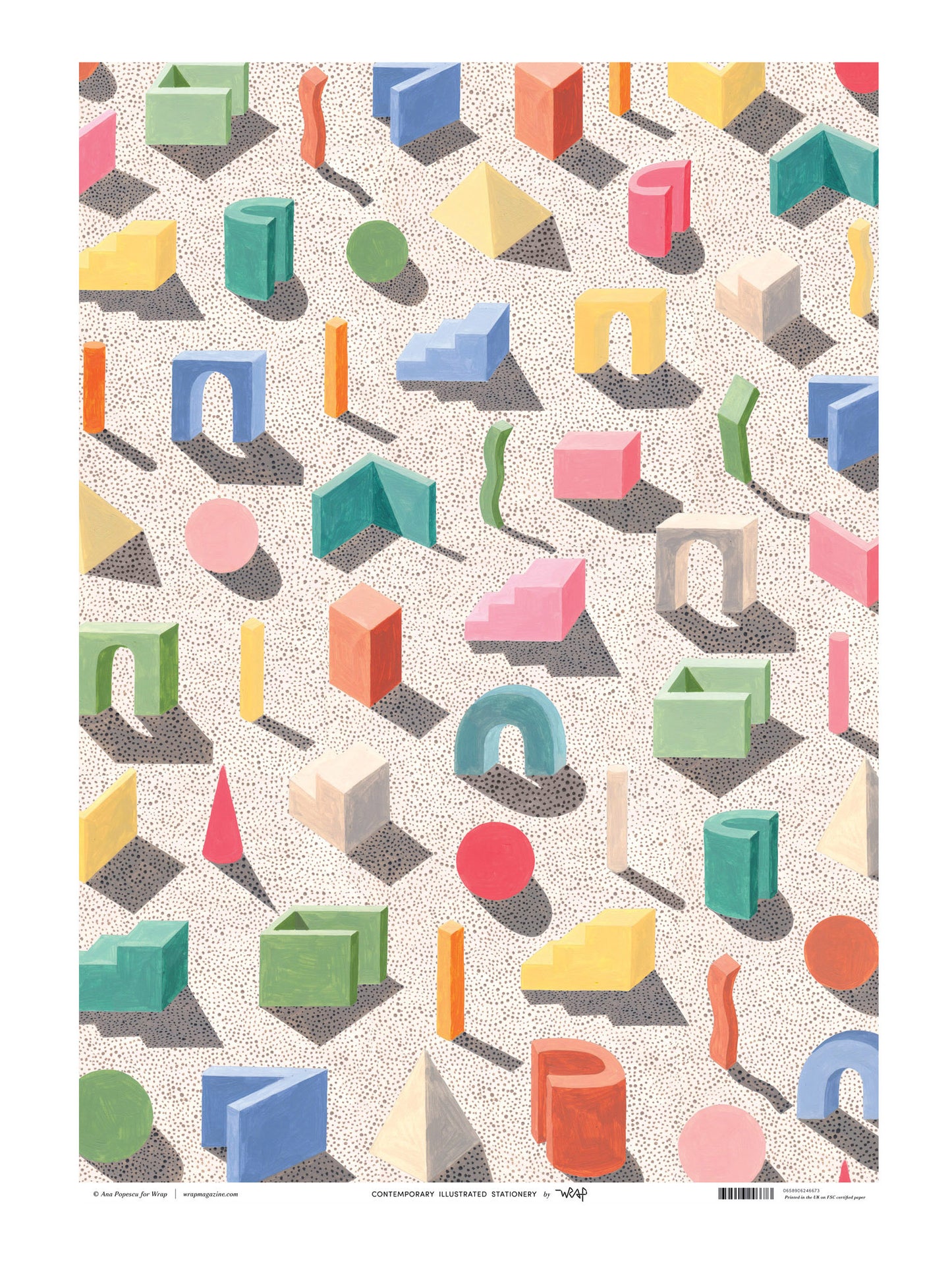 Building Blocks Wrapping Paper