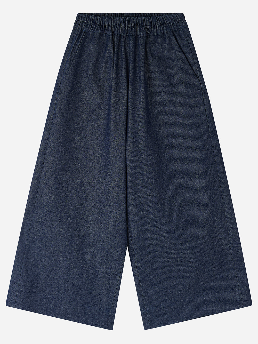 Denim Wide Leg Trousers