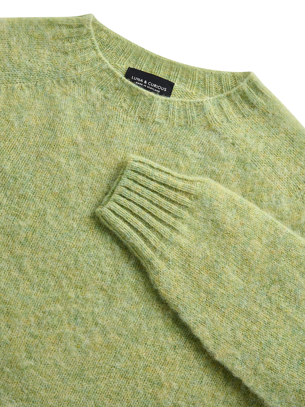 Pastel Green Brushed Jumper
