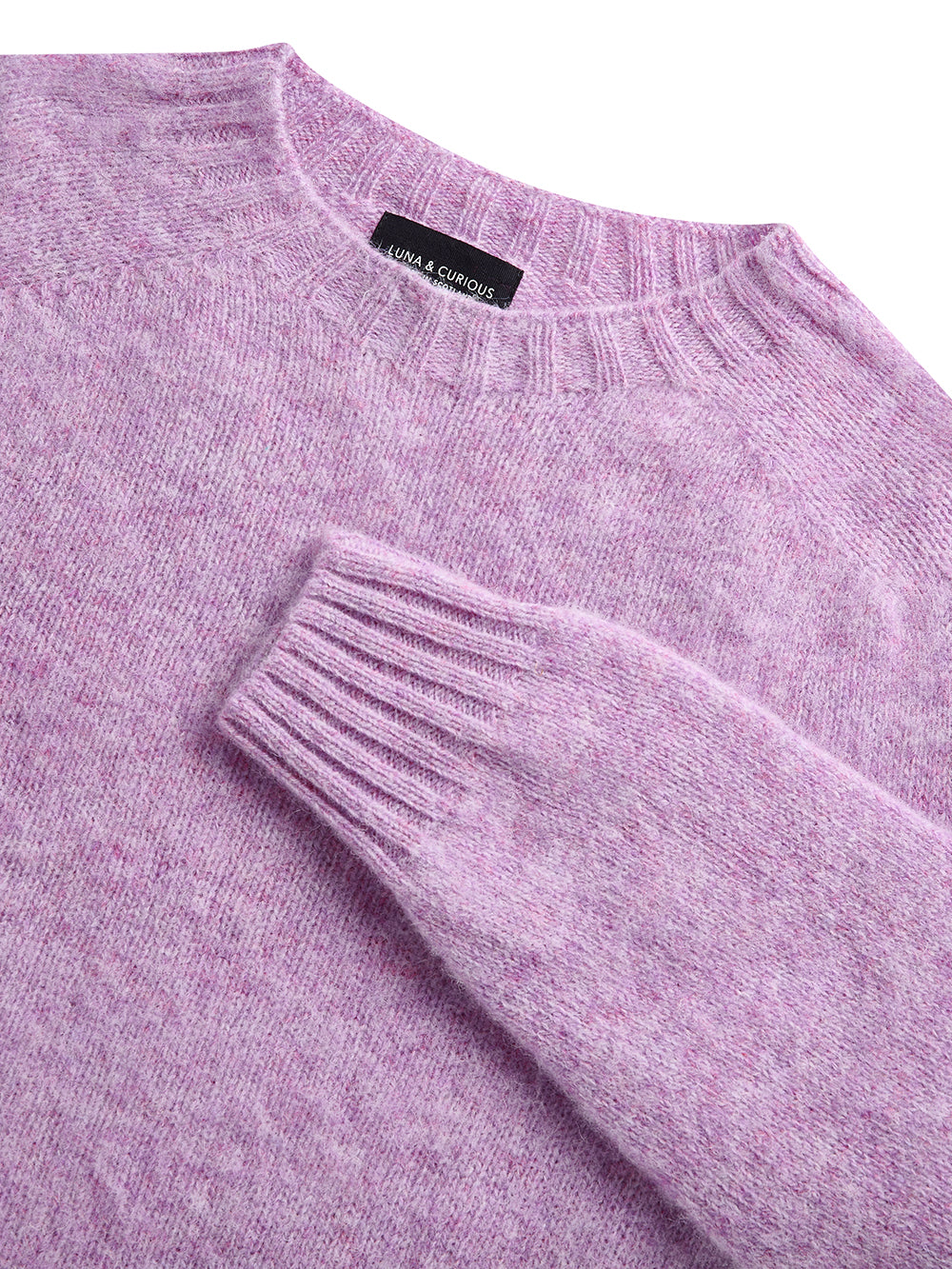 Pastel Lilac Brushed Jumper
