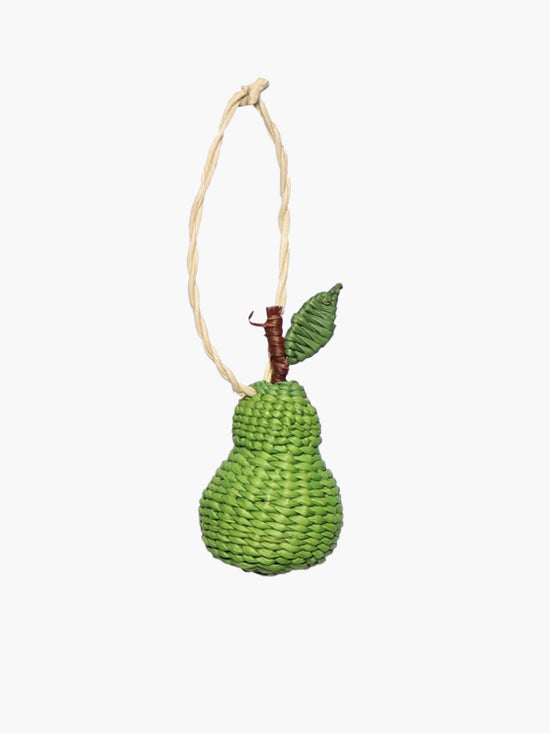 Woven Pear Tree Decoration