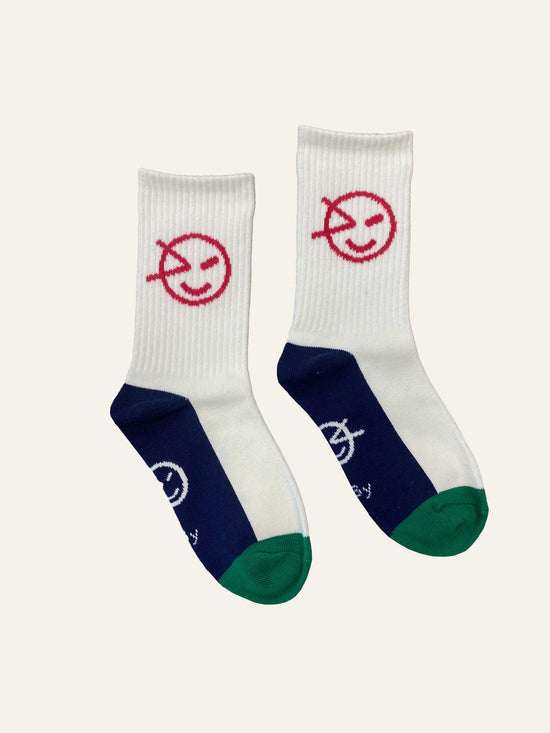 Ecru Scale Socks